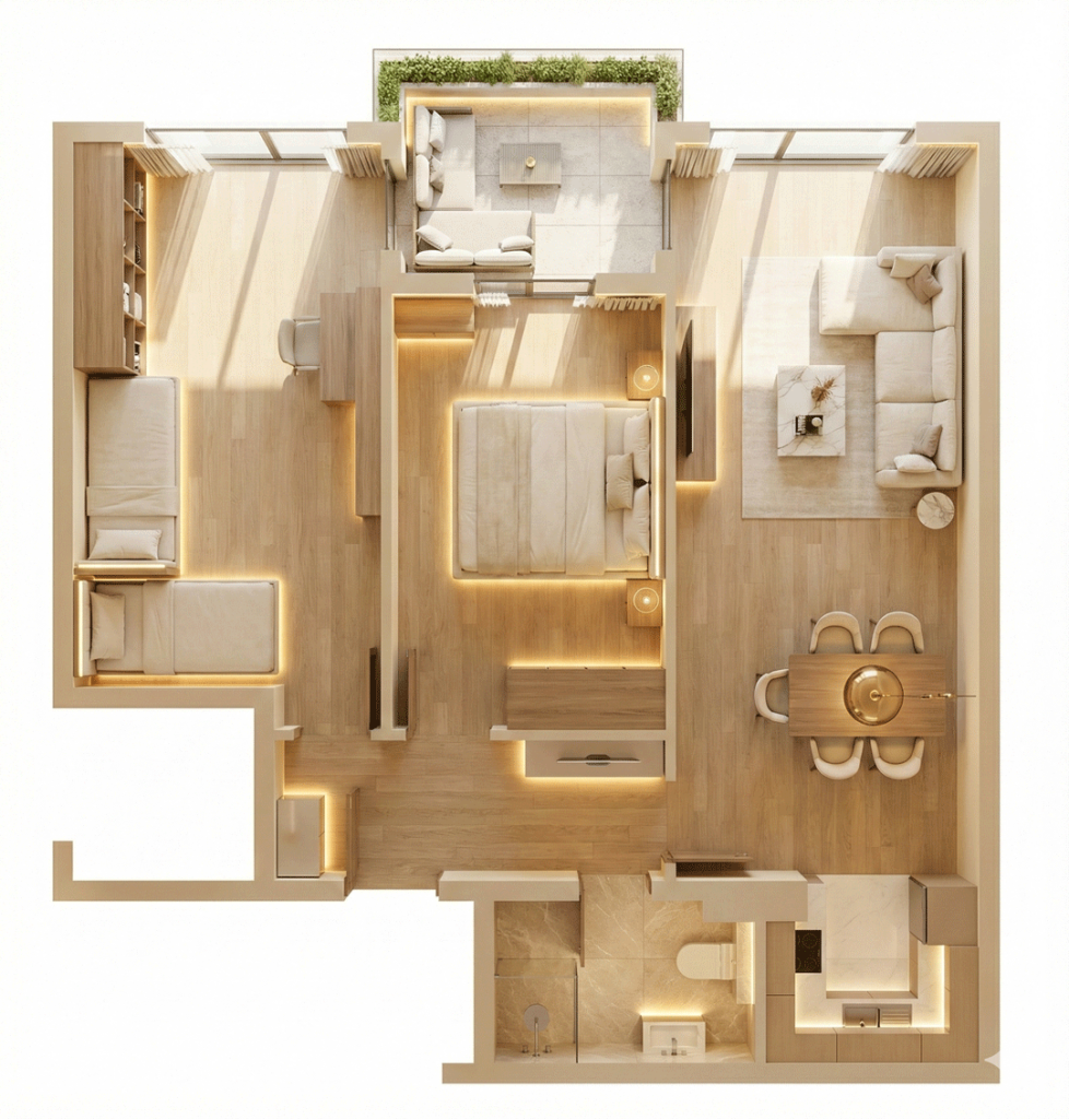 Dvosoban 64m2 978x1024